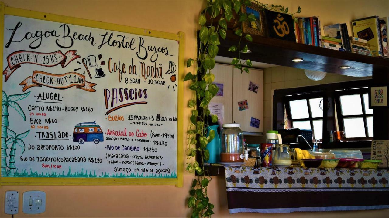 Lagoa Beach Hostel Buzios Eksteriør billede